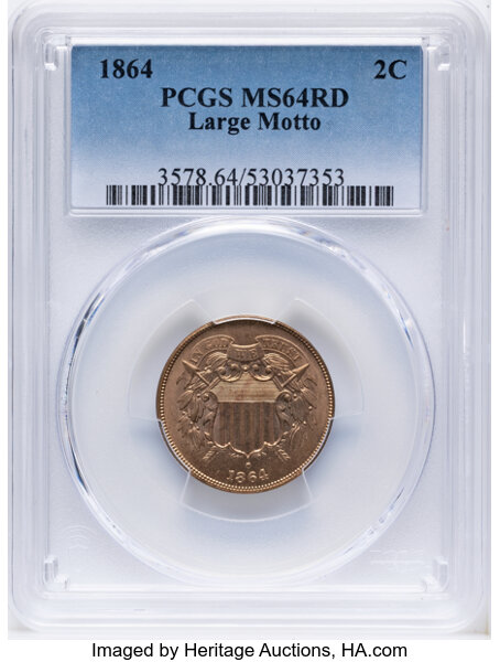 2-Cent Piece Set 2c no 1867 DDO, 10 Coins MS RD thumbnail 13