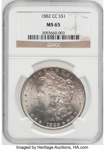 1882-CC $1  Multiple Vee Clashed Reverse, VAM-2C3 MS62 CAC thumbnail 23