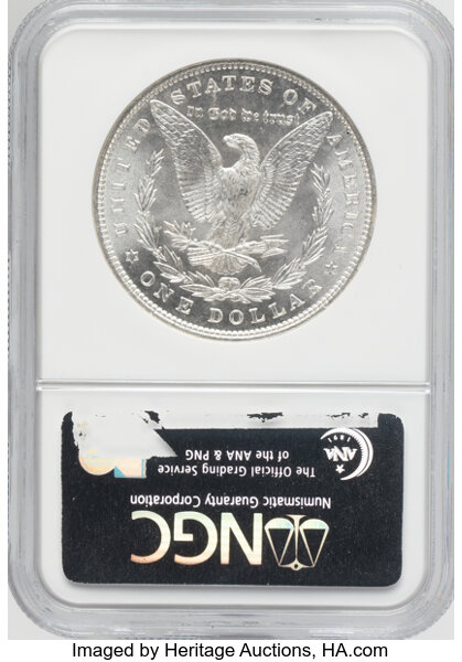 1896 $1 MS66 thumbnail 2