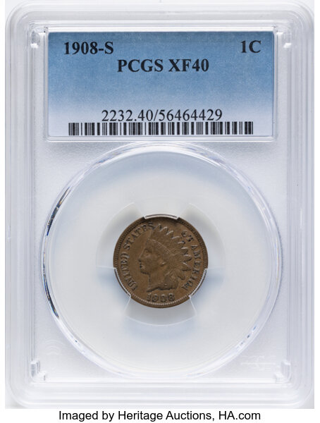 1908-S 1c MS BN thumbnail 6