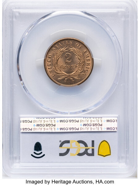 1865 2c Plain 5, DDO, FS-102 MS RD thumbnail 10