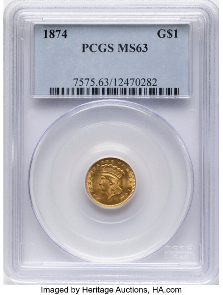 1874 G$1 MS thumbnail 3