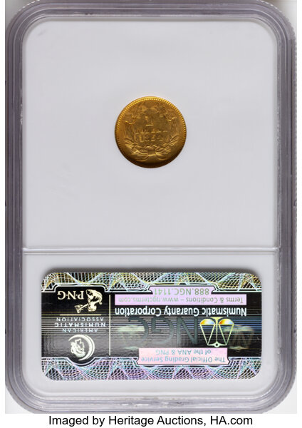 1854 G$1 Type 2 MS67 thumbnail 18