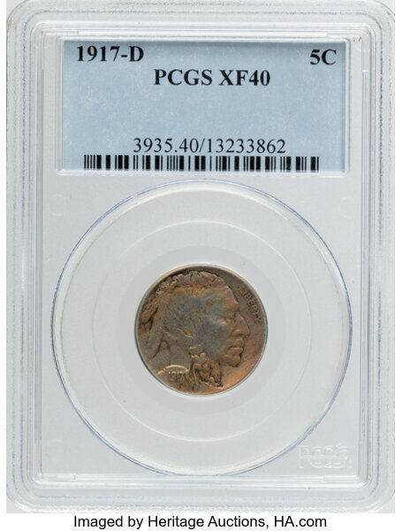 1917-D 5c MS thumbnail 6