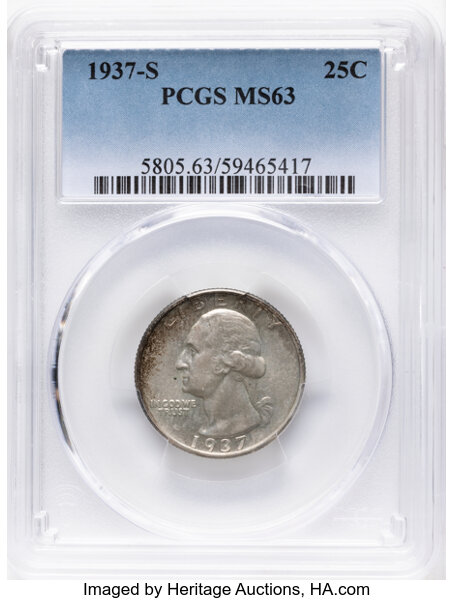 1937-S 25c MS thumbnail 5