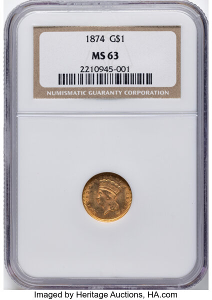1874 G$1 MS thumbnail 4