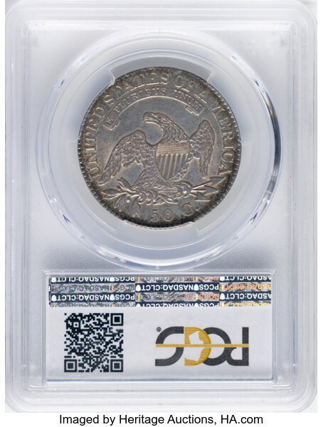 1824/4 50c Overdate XF45 thumbnail 9