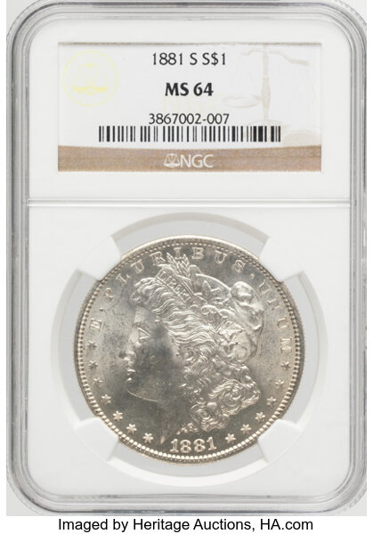 1881-S $1  Die Chip Wing, VAM-92A MS thumbnail 14
