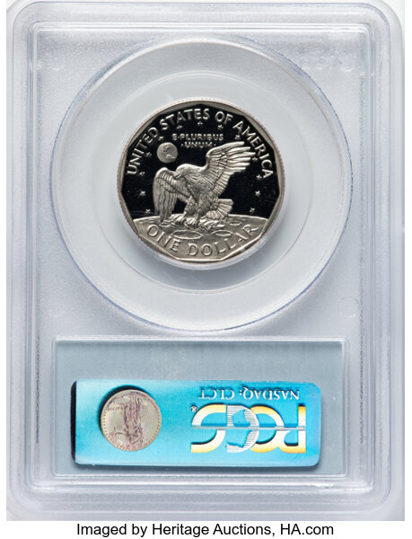 Susan B. Anthony SBA $1 1979-1999 PR DCAM [Type] OGP thumbnail 6