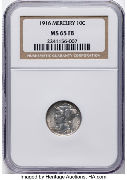 1916 10c Mercury MS FB thumbnail 4