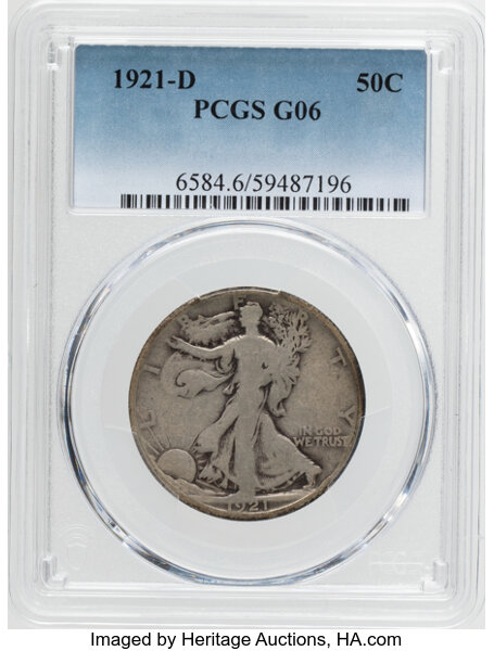 1921-D 50c MS thumbnail 4