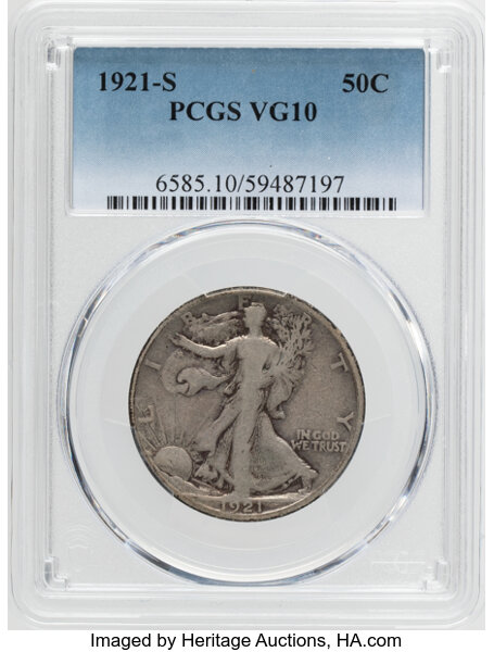 1921-S 50c MS thumbnail 4