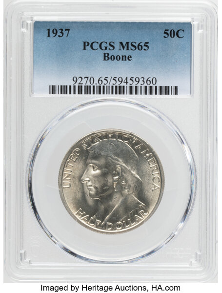 1937 50c Boone MS thumbnail 2