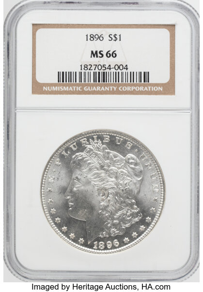1896 $1  Doubled 18-6, VAM-5 MS thumbnail 9