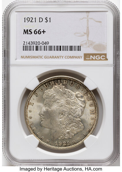 1921-D $1  MS thumbnail 6