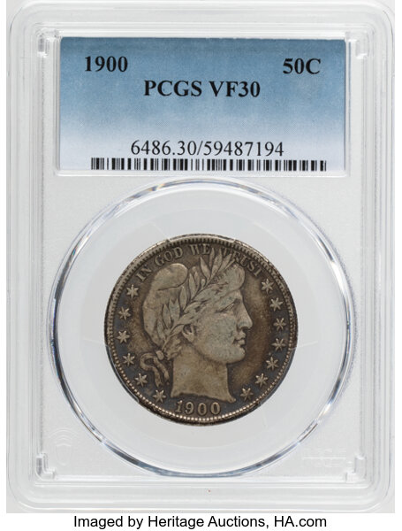 Barber Half Dollar 50c 1892-1915 [Type] F15 thumbnail 19