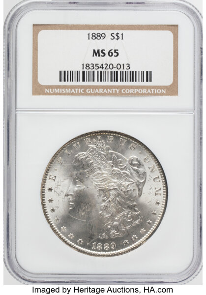 1889 $1  VAM-38A MS thumbnail 10