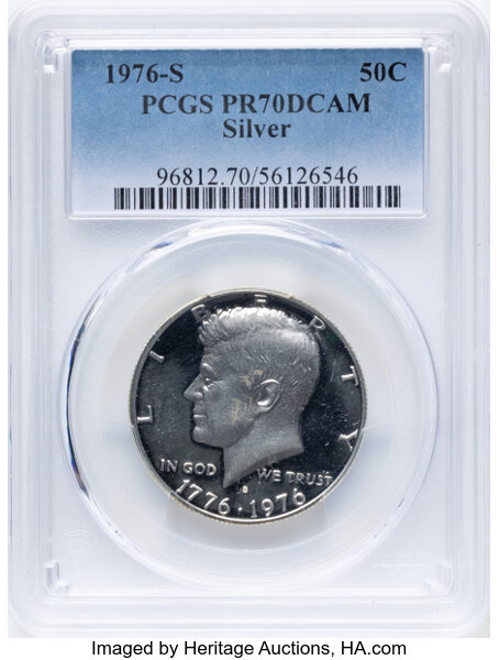 1976-S 50c Silver PR DCAM thumbnail 6