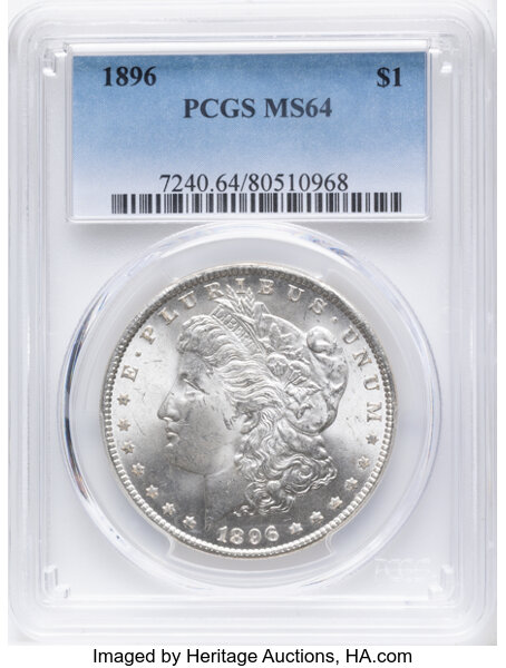 1896 $1  Doubled 18-6, VAM-5 MS thumbnail 7