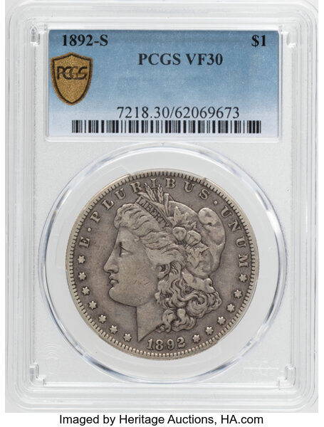 1892-S $1 VG10 thumbnail 14