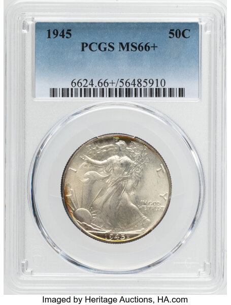 Image for 1945 50c MS66