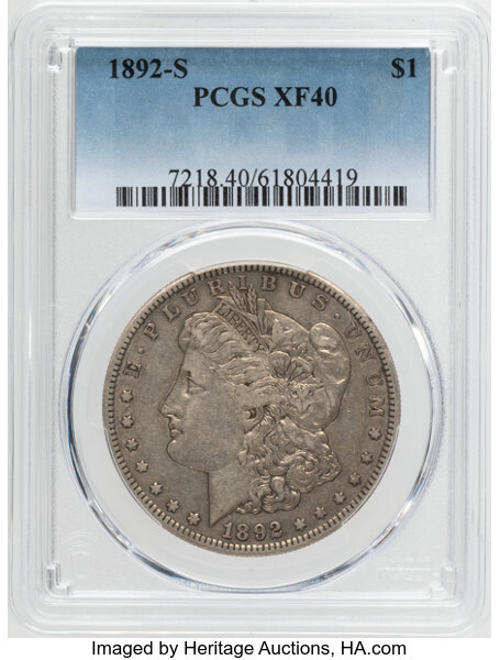 1892-S $1  MS thumbnail 5