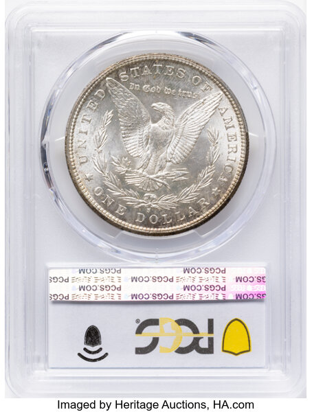 1887-S $1 MS63 CAC thumbnail 2