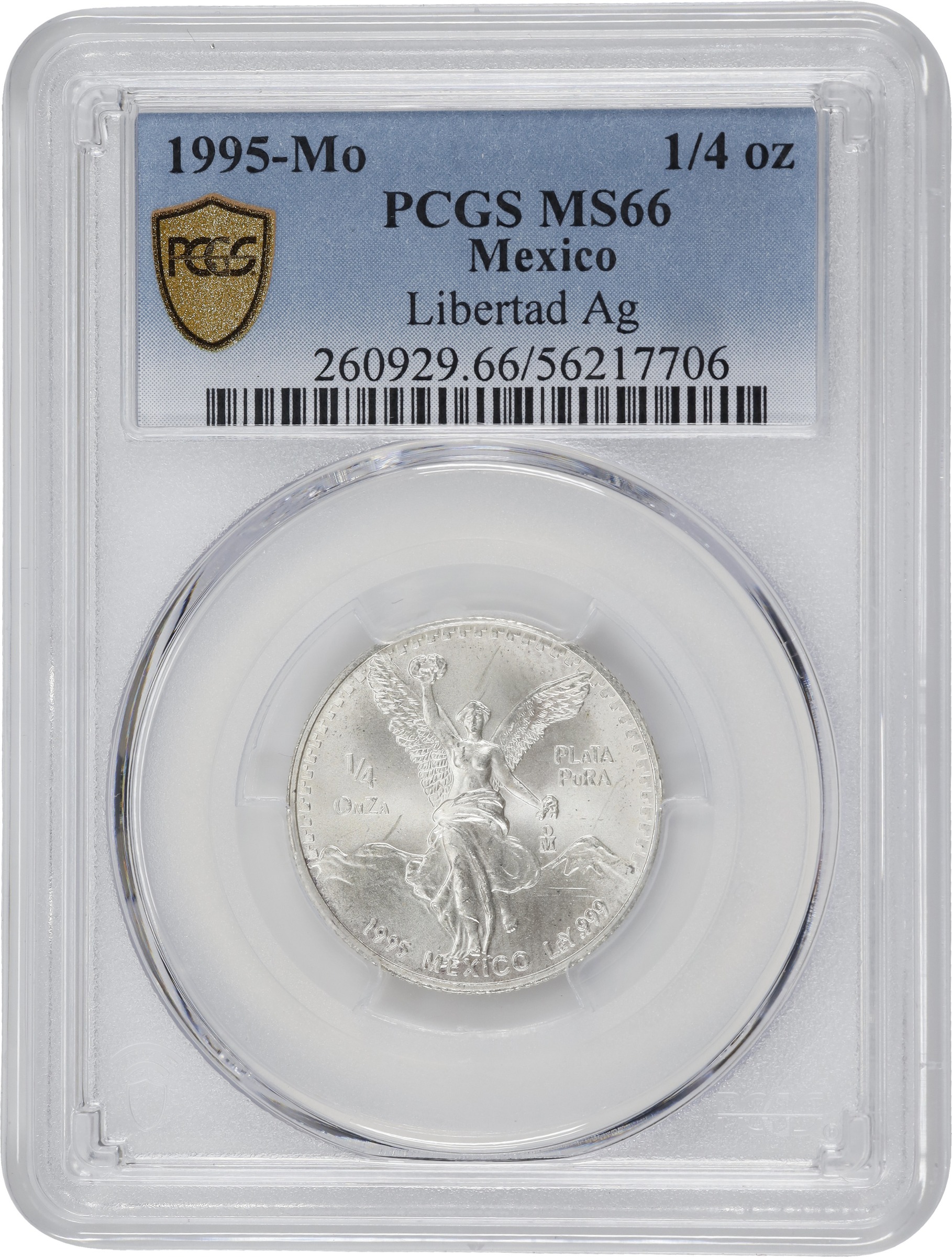 1995-Mo 1 Onza Libertad, Silver MS (KM-494.3) thumbnail 12