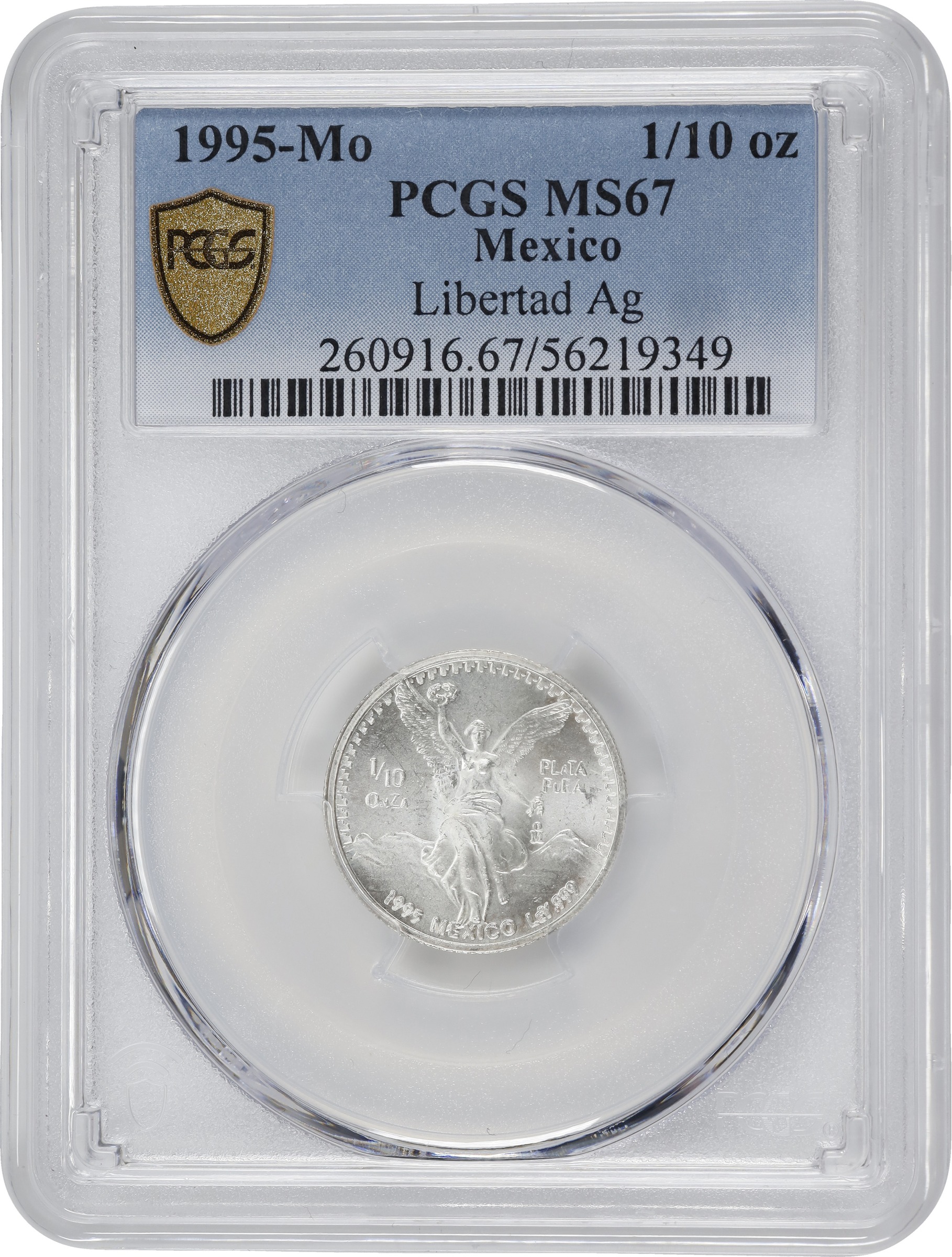 1995-Mo 1 Onza Libertad, Silver MS (KM-494.3) thumbnail 13