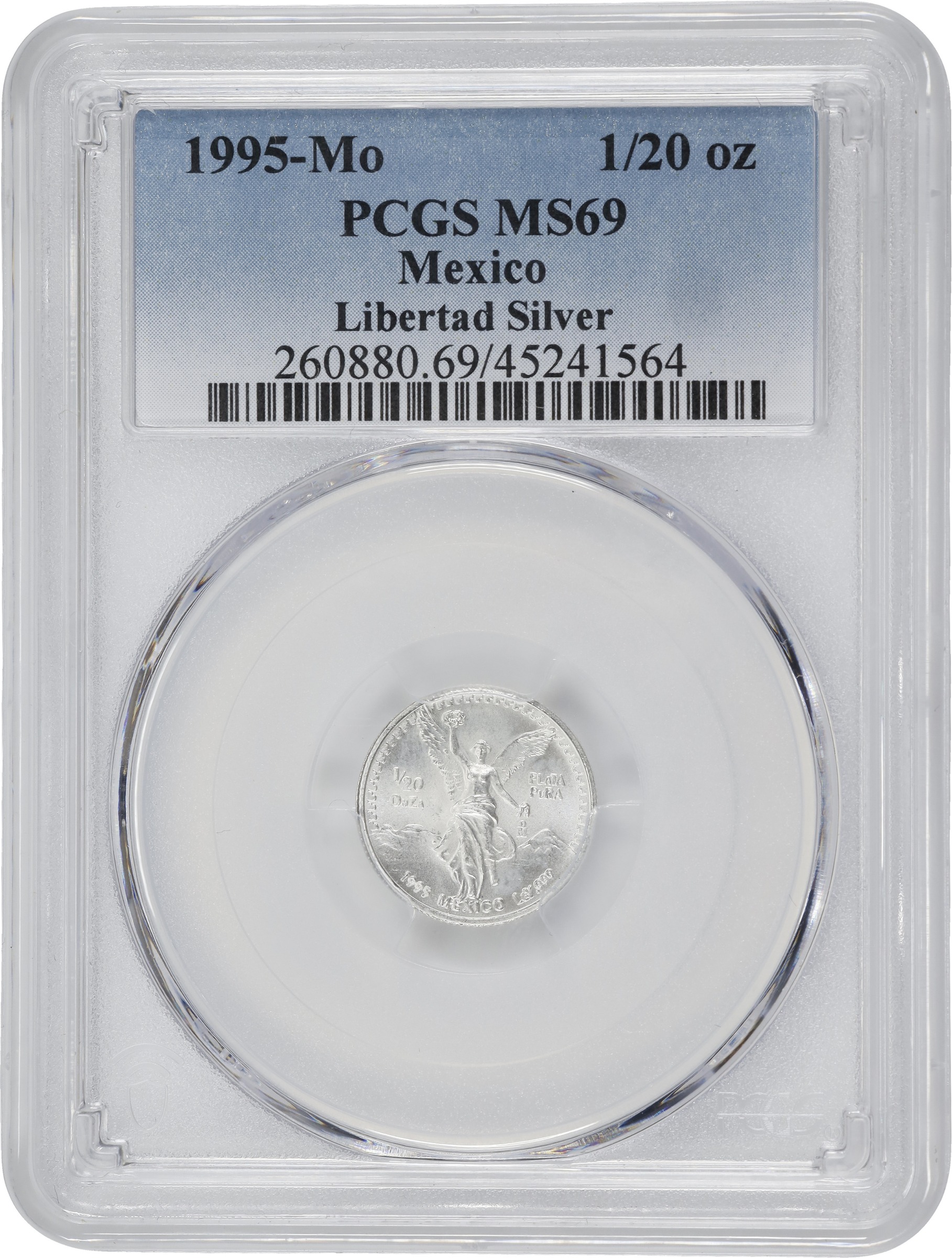 1995-Mo 1 Onza Libertad, Silver MS (KM-494.3) thumbnail 14