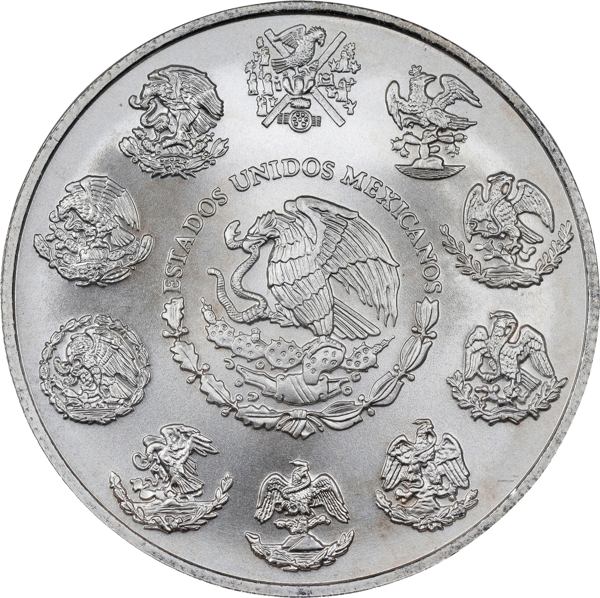2000-Mo 1 Onza Libertad, Silver MS (KM-639) thumbnail 6