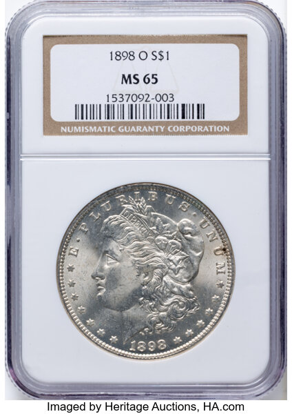 1898-O $1  Clashed Dies, VAM-16A MS thumbnail 7