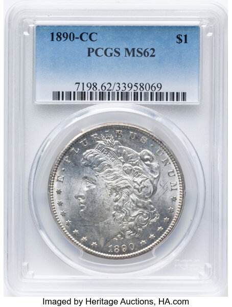 1890-CC $1  Doubled CC, VAM-5A MS thumbnail 4