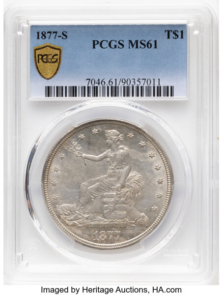 Trade Dollar Set Trade$ 1873-1878, 17 Coins MS thumbnail 19