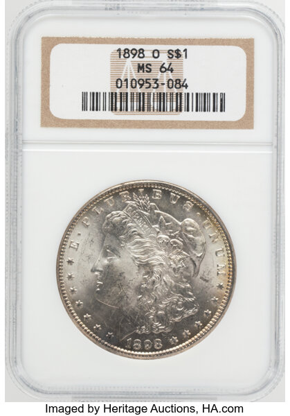 1898-O $1  Clashed Dies, VAM-16A MS thumbnail 9