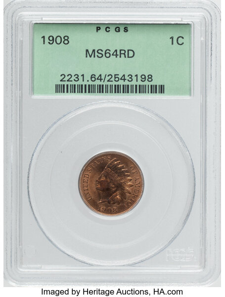 1908 1c Repunched Date, S-21 MS RD thumbnail 3
