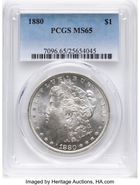 1880 $1  Checkmark, VAM-16A MS thumbnail 2