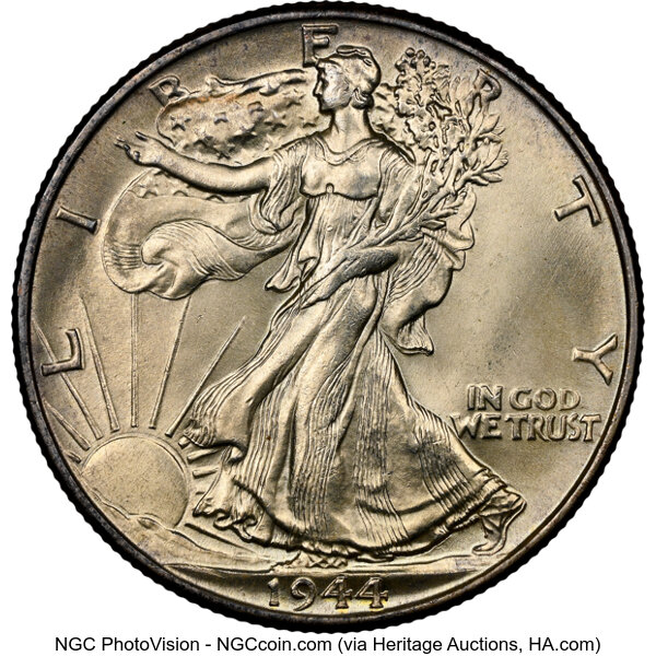 1944 50c MS66 CAC thumbnail 23
