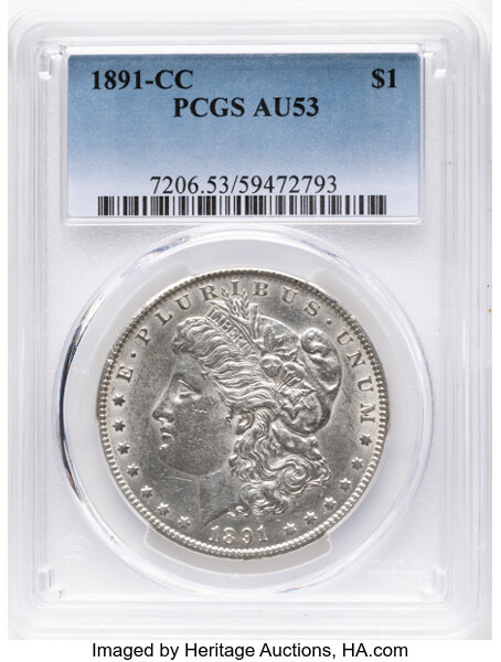 1891-CC $1  Doubled Lettering, VAM-6 MS thumbnail 11