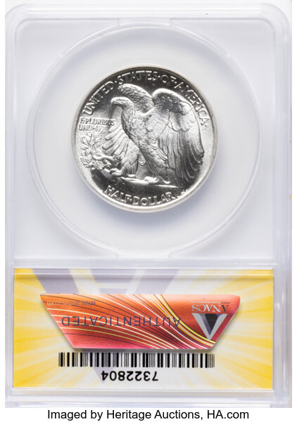 1943 50c MS65 thumbnail 2