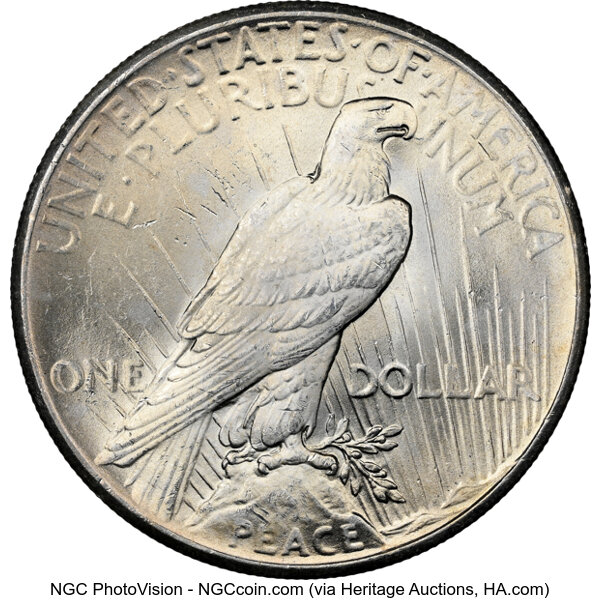 Peace Dollar $1  1921-1935 [Type] MS64 thumbnail 2