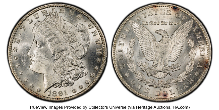 1891-CC $1  Doubled Lettering, VAM-6 MS thumbnail 9