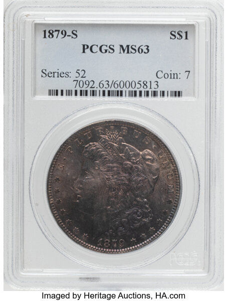 1879-S $1 MS67 CAC thumbnail 4