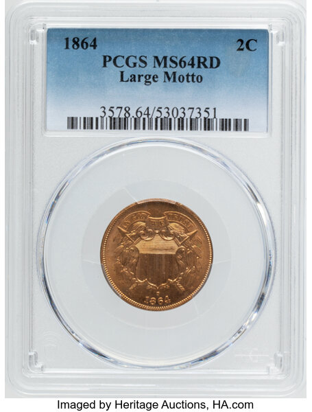 2-Cent Piece Set 2c no 1867 DDO, 10 Coins MS RD MS66 RD thumbnail 12