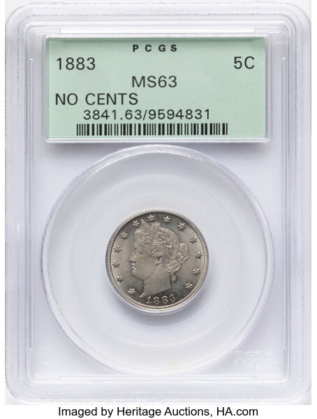 1883 5c No Cents MS thumbnail 3