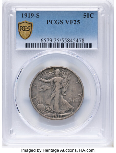 1919-S 50c MS thumbnail 5