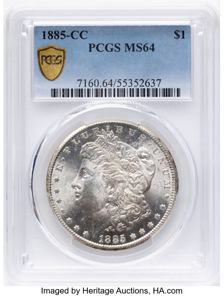 1885-CC $1 MS64 thumbnail 2