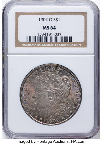 1902-O $1  Clashed Dies, VAM-45A MS thumbnail 6