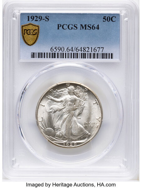 1929-S 50c MS64 thumbnail 2