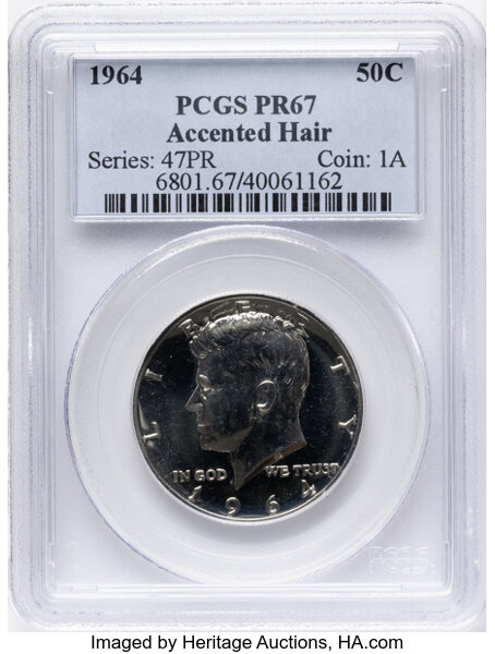 Kennedy 50c 90% Silver, 1964, 1992-2018 [Type] OGP thumbnail 19